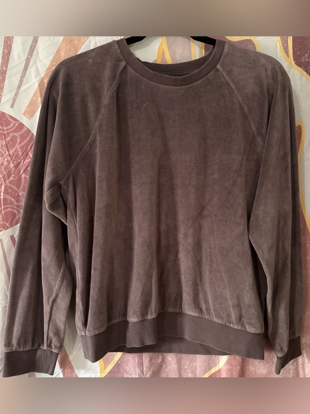 GAP Women’s Plush Crewneck Sweater in Chocolate Brown for fall colors